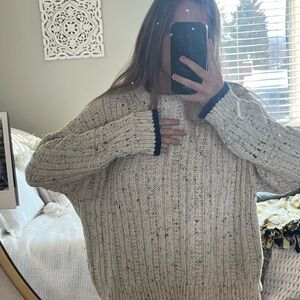 Aerie Cream Heavyweight Sweater
